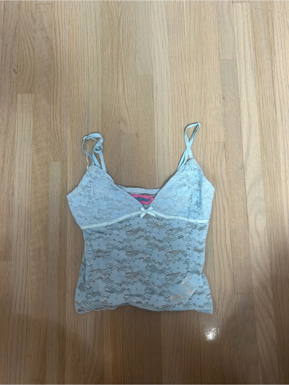 Edikted Blue Lace Top